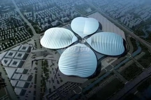 国家会展中心旁 全新精装修 隔断 连廊 全景落地窗